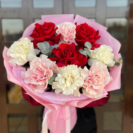 Букет из 9 французских роз "Очарование"