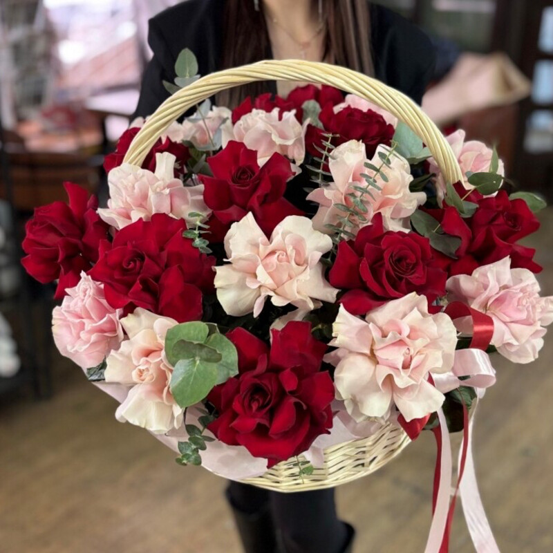 Корзина французских роз, стандартный