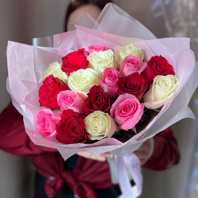 Букет из 19 шт. "Поздравляю", букет из 19 шт. "поздравляю"