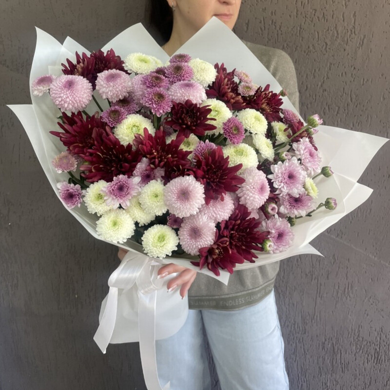 Buket iz hrizantem miks, standart