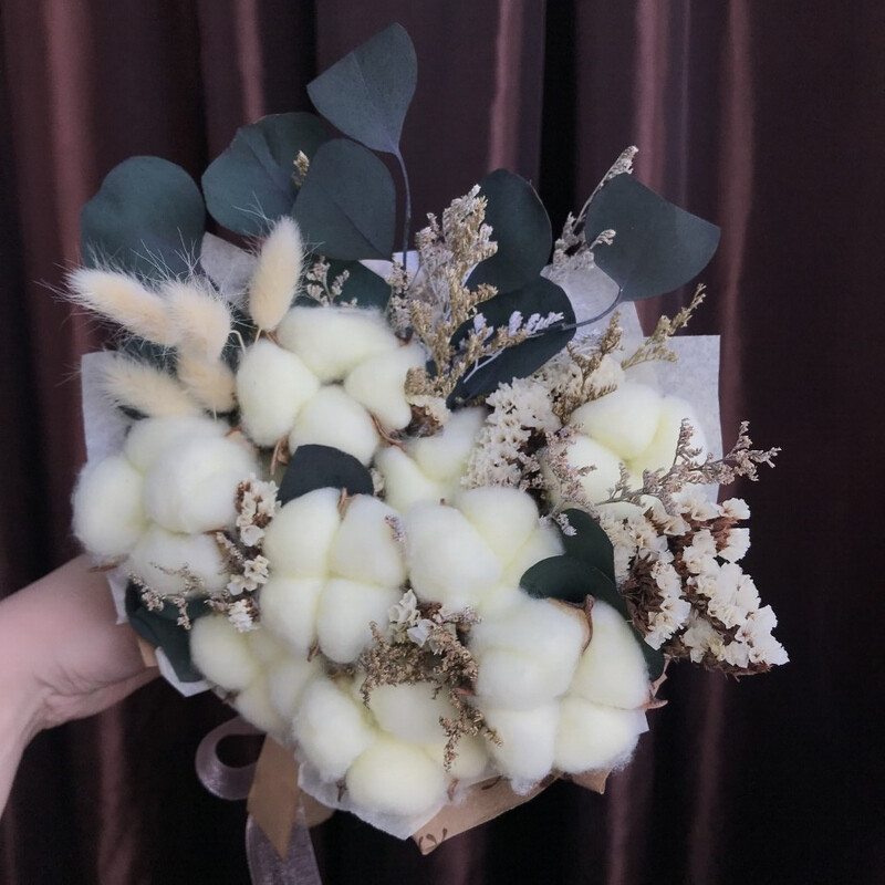 Миниатюрный букет из сухоцветов, стандартный