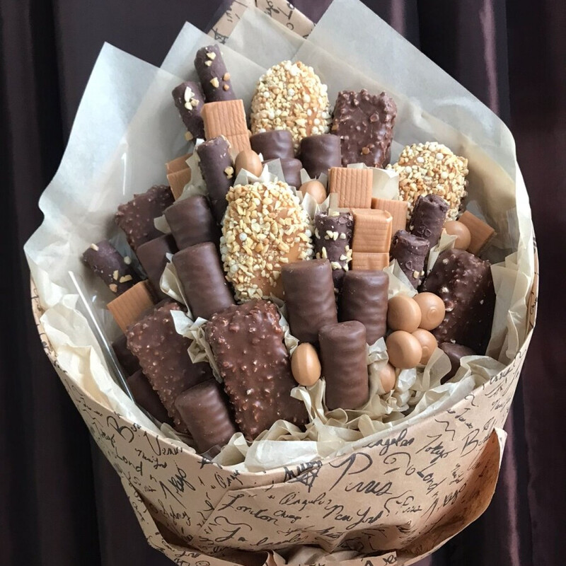 buket iz konfet "SHokolad", standart