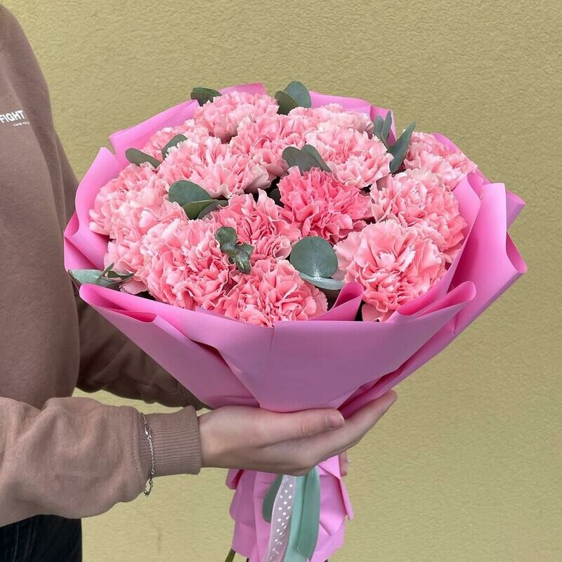 Монобукет из диантусов, стандартный