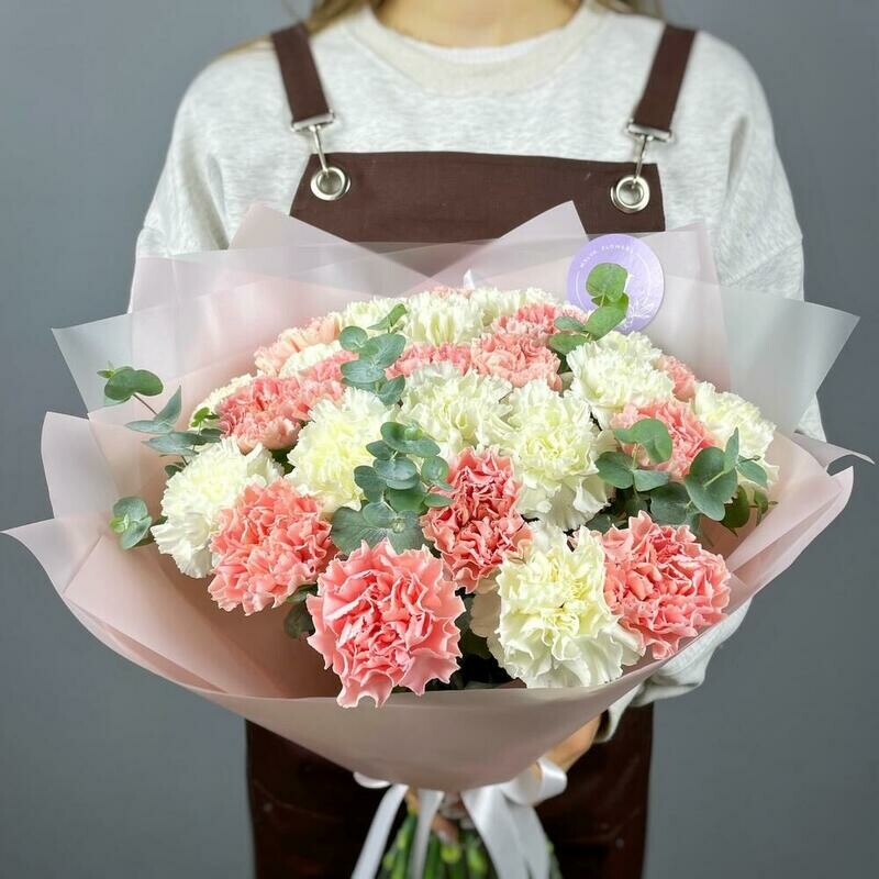 Монобукет из воздушных диантусов, стандартный