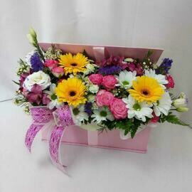 Сундучок с цветами «Загадка» 