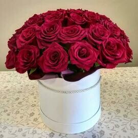 Коробочка из 25 эквадорских роз