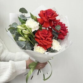 Букет с французскими розами 