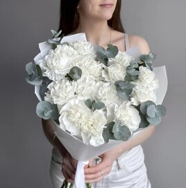 Букет из диантусов