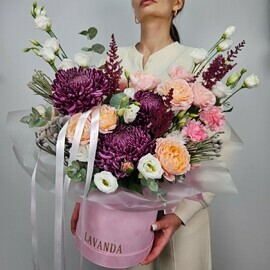 [Бигуди] Шляпная коробка раскидистая, LAVANDA