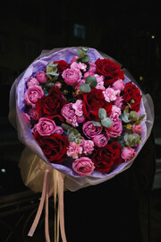 Букет с французской розой 