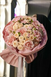 Микс букет с французской розой 