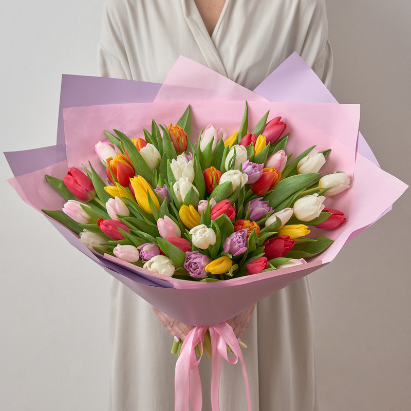 51 Разноцветный Тюльпан, стандартный