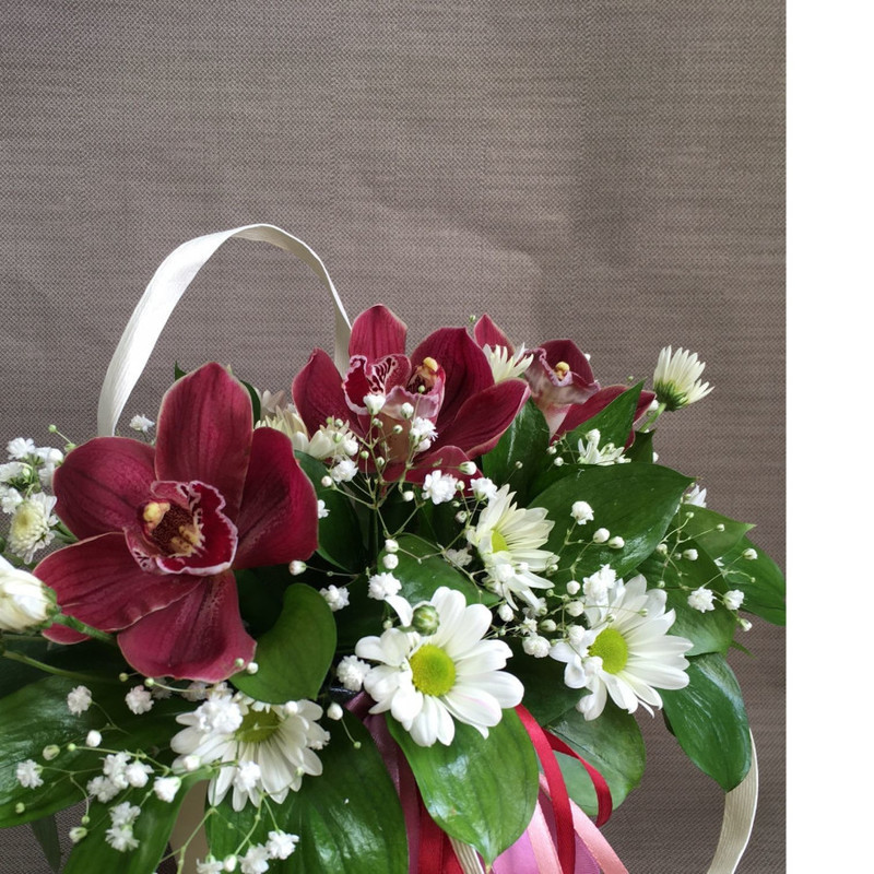 Сумочка с орхидеями, стандартный