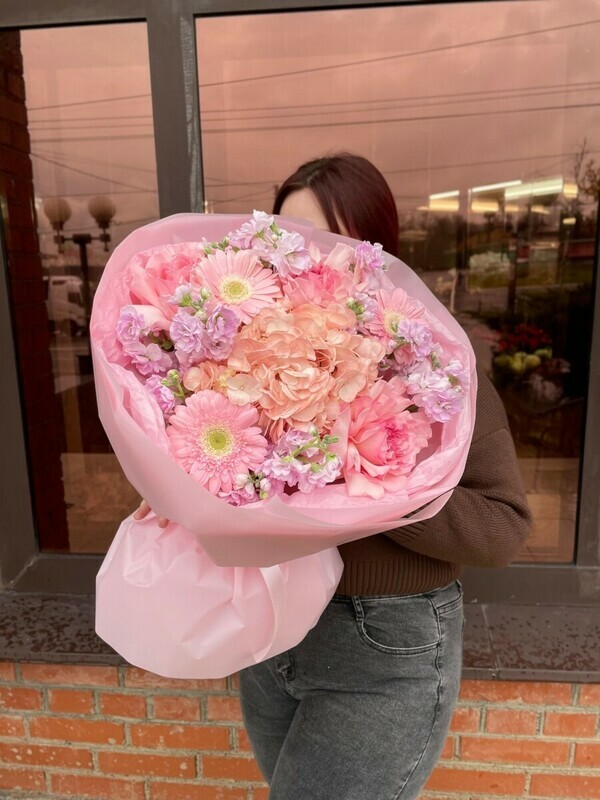 Авторский букет «Моей зайке», стандартный