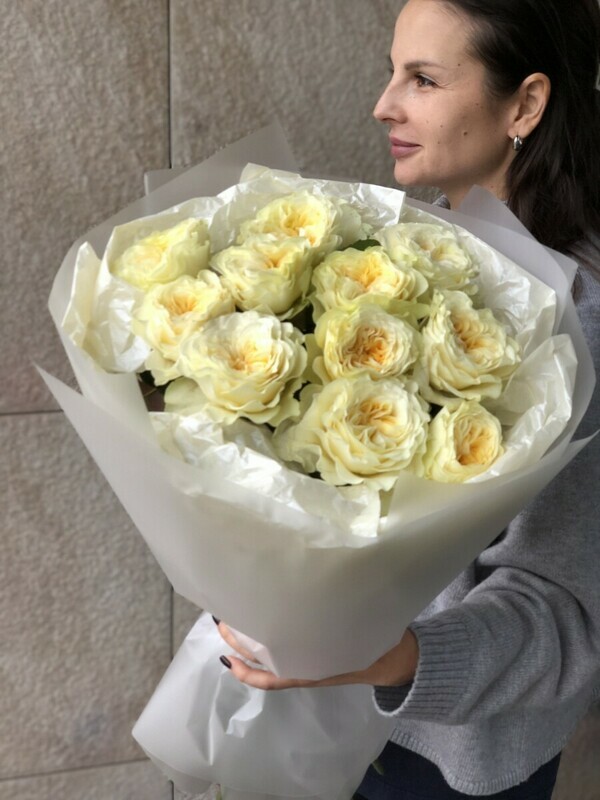 сливочные розы, стандартный