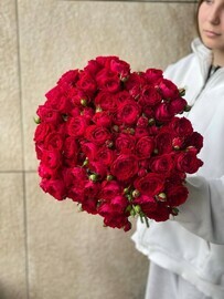 Моно из 11 кустовых роз