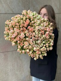 25кустовых роз Эко-френдли