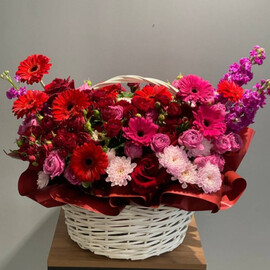 WOW корзина Бургунди