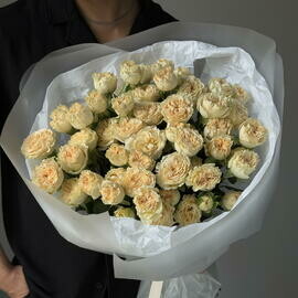 Monobuket kustovih azhurnih roz Summer Rose