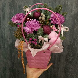 Новогодняя композиция Ягодный сорбет