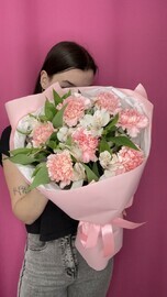 Duo buket iz al_stromerii i gvozdiki