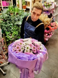 букет  из хризантем