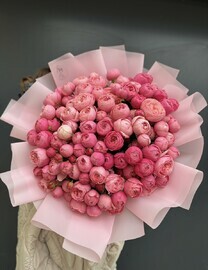 35 кустовых пионовидных роз Сильва 