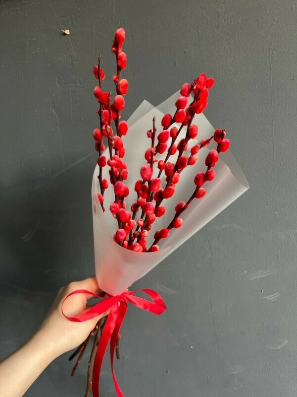 Букет с вербой, букет с вербой