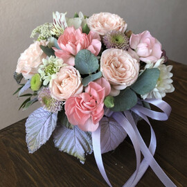 Композиция в тыкве 