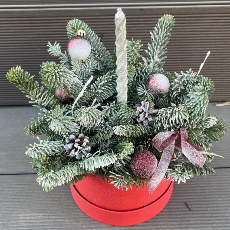 Композиция на стол со свечой, стандартный