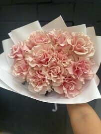 Букет с французскими розами 11шт