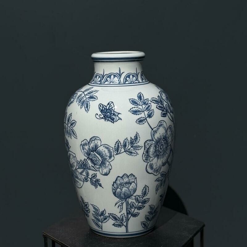 Ваза «Шинуазри Blu» керамика, ваза «шинуазри blu» керамика