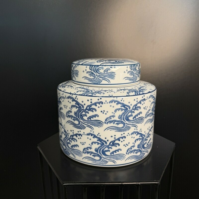 Ваза "Шинуазри Королевский синий", керамика, ваза керамика