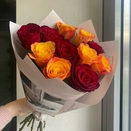 11 raznotcvetnih roz