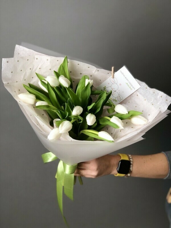 Белые тюльпаны, стандартный