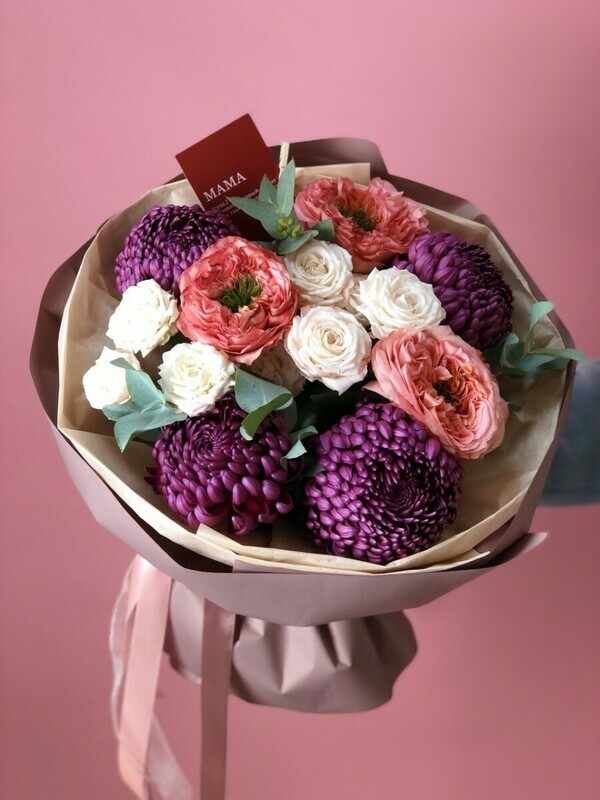 Букет МАНДАРИНОВЫЙ РАФ, стандартный