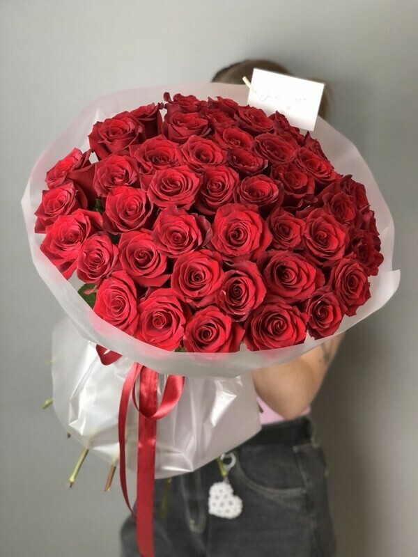 45 красных роз, 45 красных роз