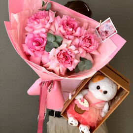 "Moej printcesse"- frantcuzskie rozi i koshechka Li-li