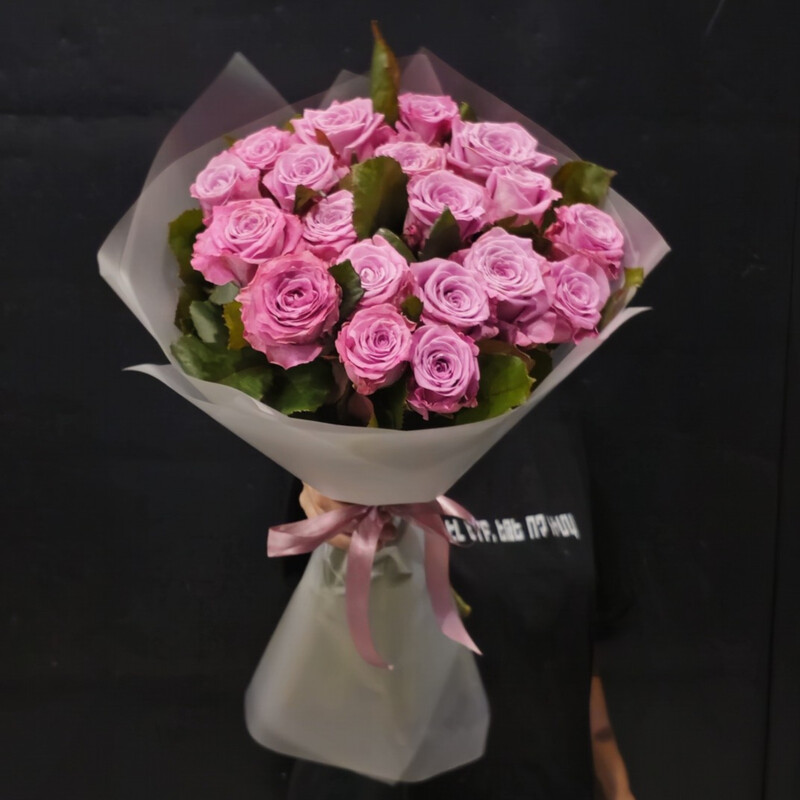 Букет из 19 роз Мэритим 50см, букет из 19 роз мэритим 50см