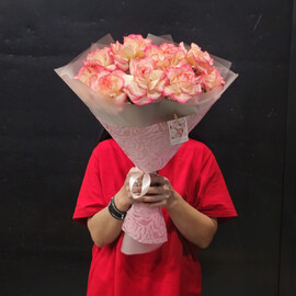 Buket 9 frantcuzskih roz 60sm