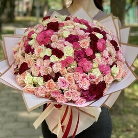 101 Кустовая Роза Микс