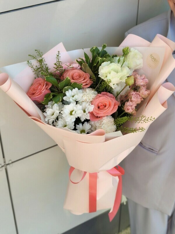 Авторский букет «Тепло сердца», стандартный