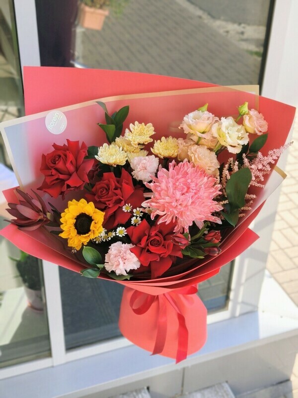 Авторский букет «Страстный поцелуй», премиум