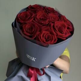 Монобукет из красных роз