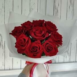 Букет крупных эквадорских роз