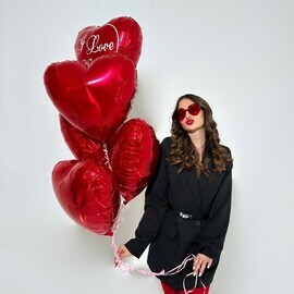 Фонтан шаров "Моя любовь