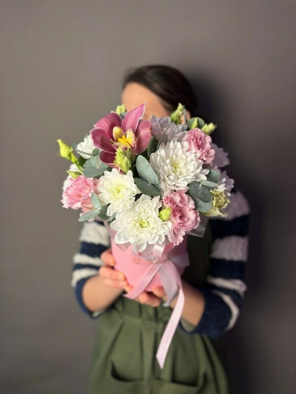 Коробочка с орхидеей №2, стандартный