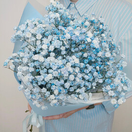 букет из 5 веток гипсофилы