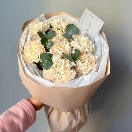 Диантус кремово-белый 7