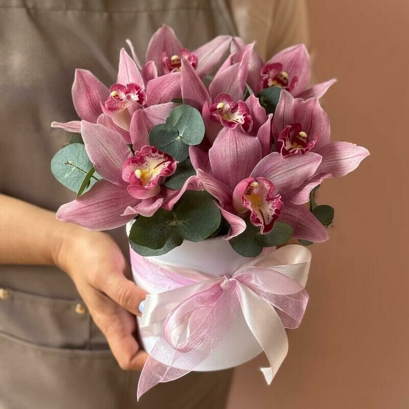 Коробочка с орхидеями , стандартный